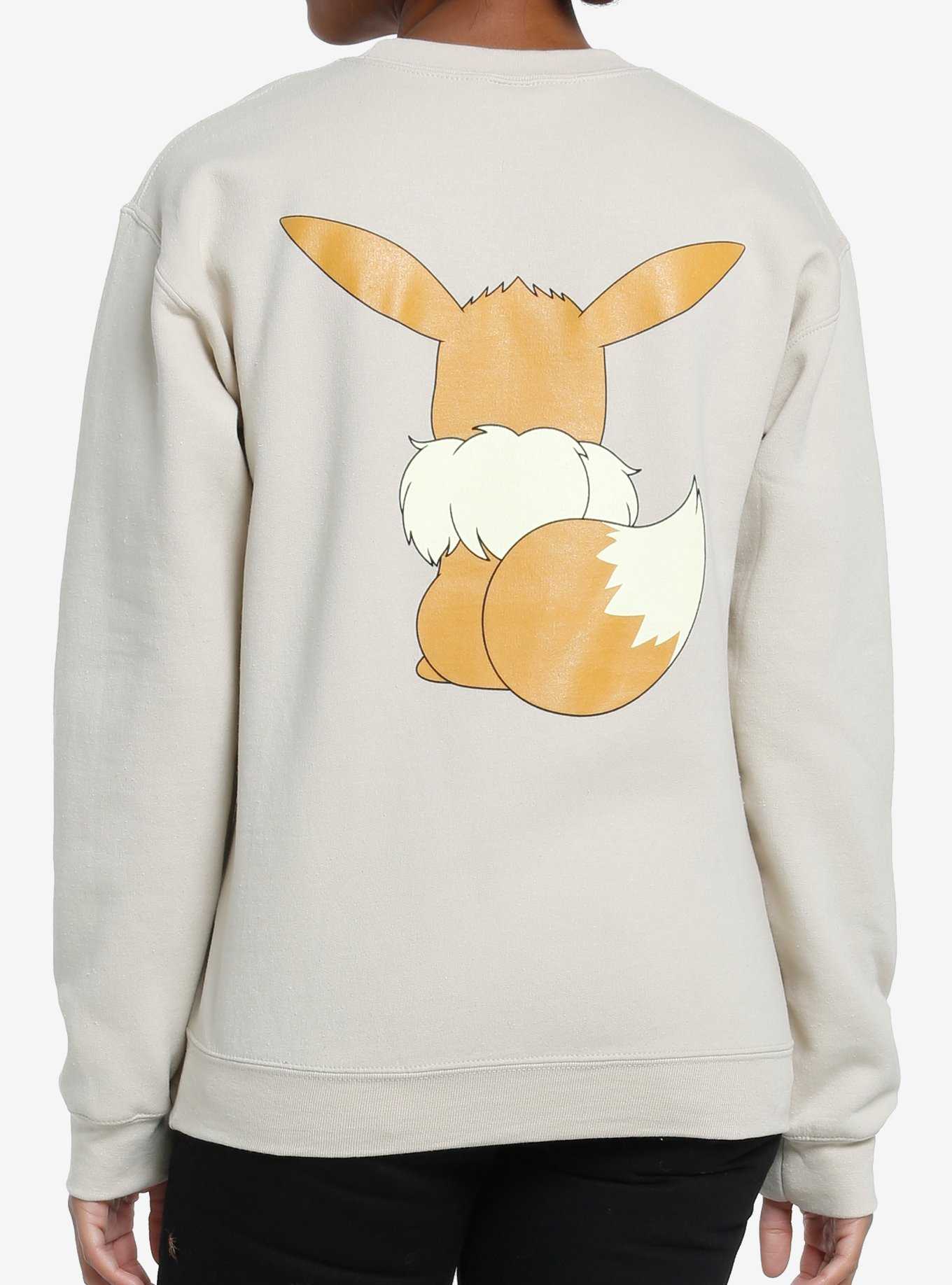 Pokemon Eevee Puff Print Girls Sweatshirt, , hi-res