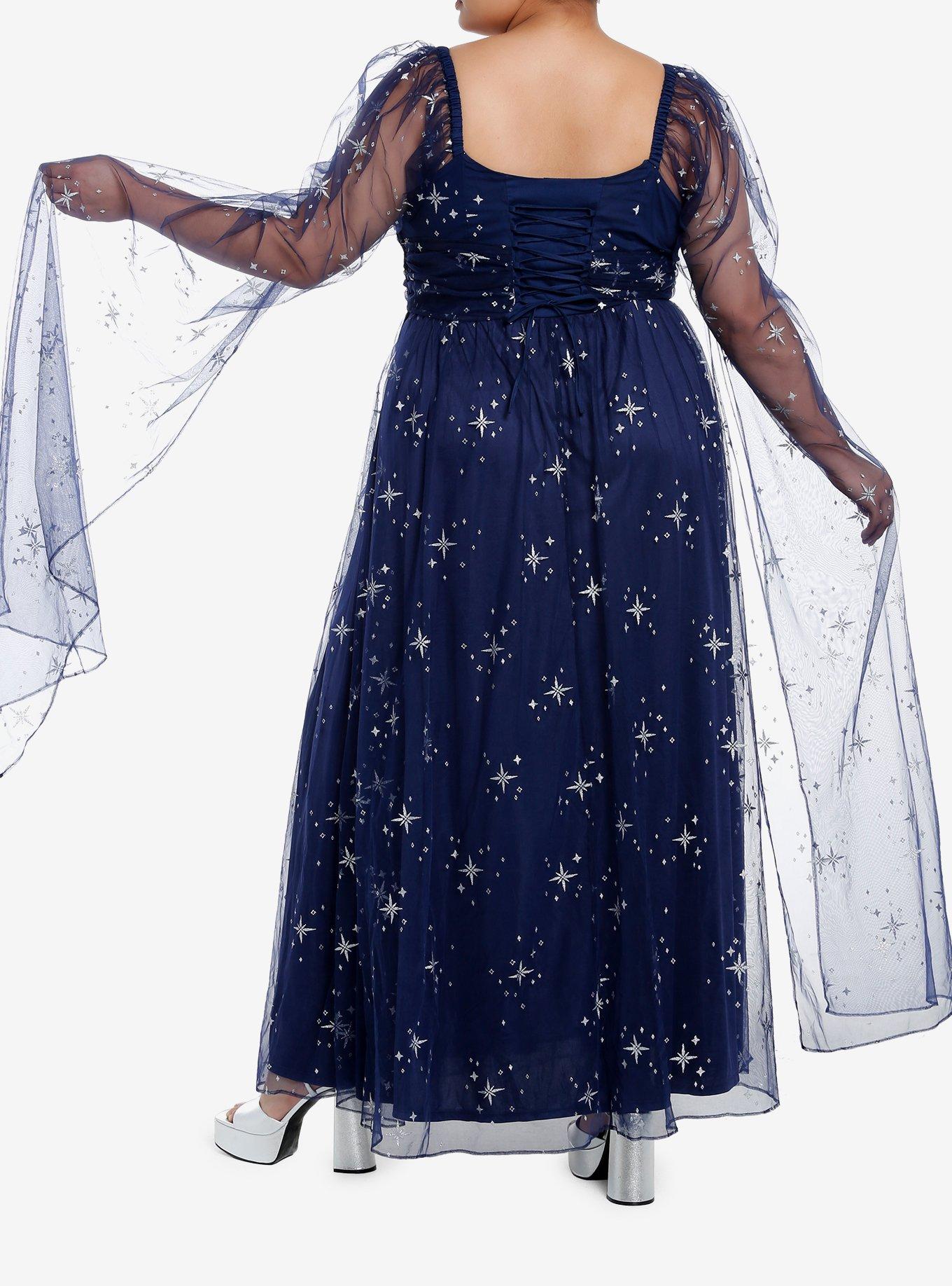 A Court Of Thorns And Roses Starfall-Inspired Dress Plus Size, MIDNIGHT NAVY, alternate