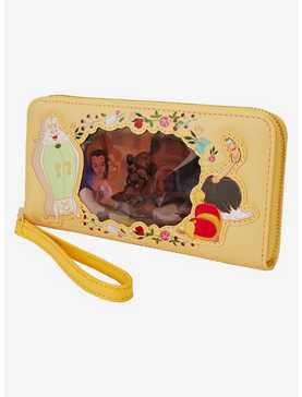 Loungefly Disney Beauty And The Beast Lenticular Wristlet Wallet, , hi-res