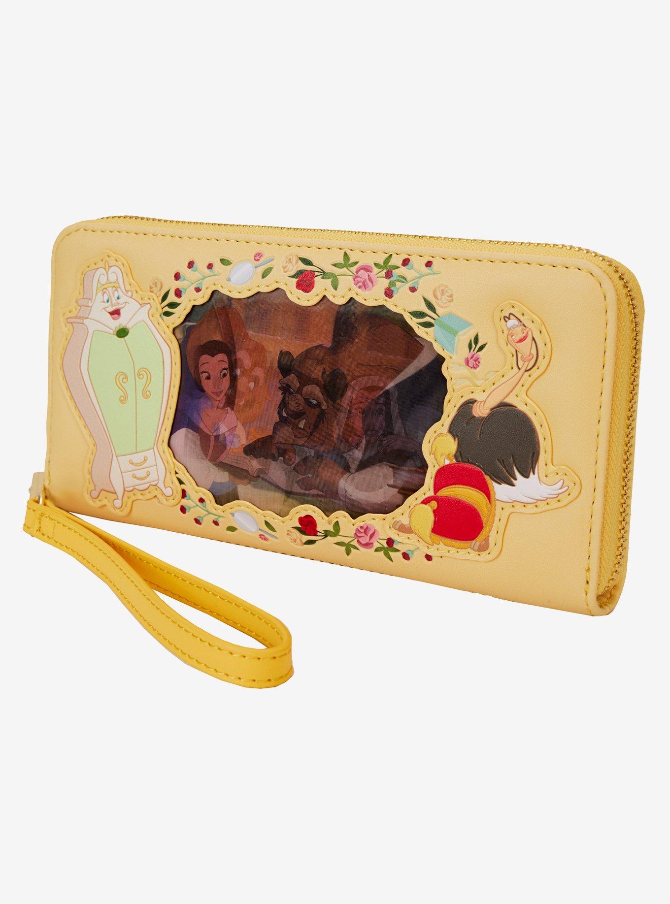 Loungefly Disney Beauty And The Beast Lenticular Wristlet Wallet, , alternate