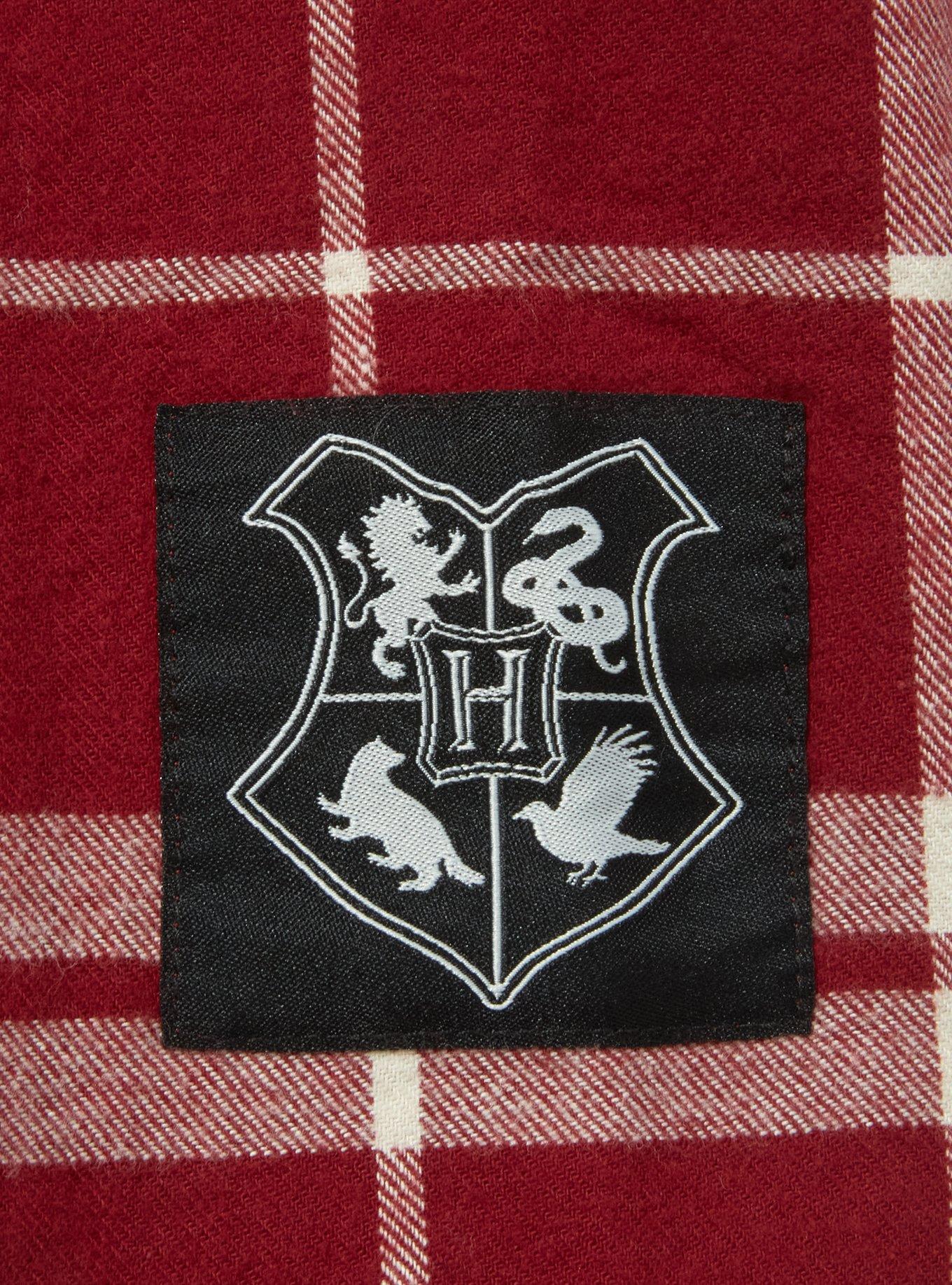 Harry Potter Gryffindor Hooded Flannel - BoxLunch Exclusive, RED, alternate
