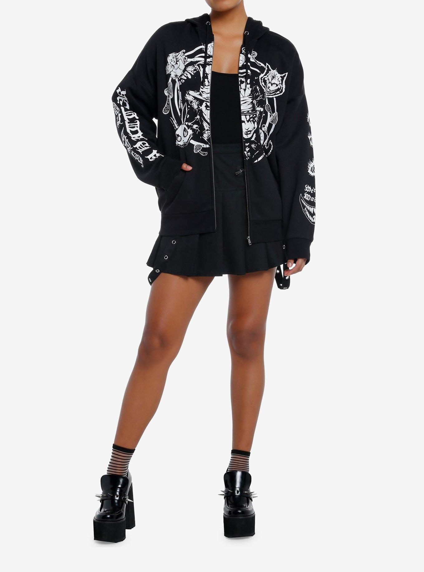 Social Collision Mad As A Hatter Girls Hoodie, , alternate