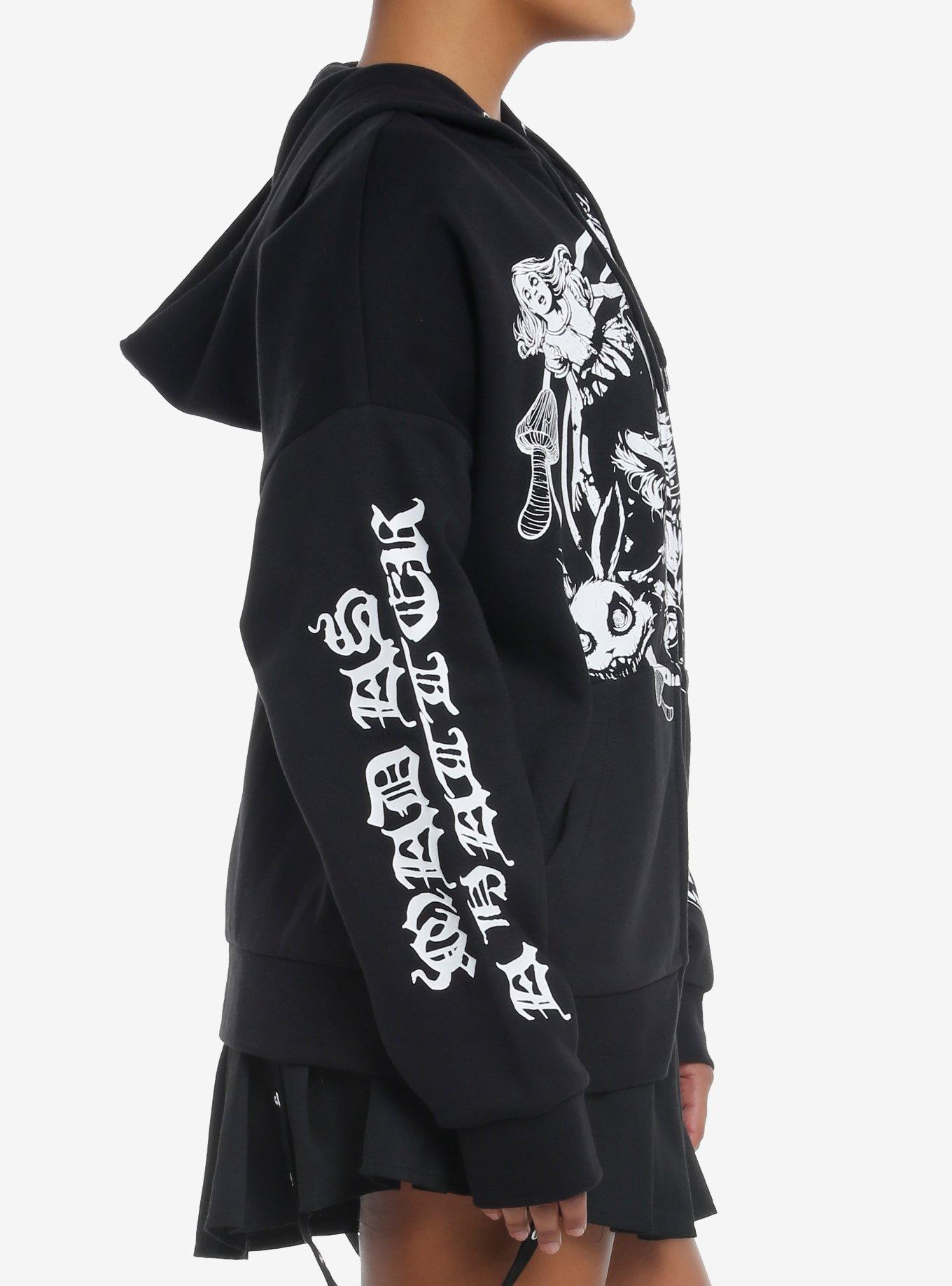Social Collision Mad As A Hatter Girls Hoodie, , alternate