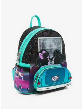 Loungefly Disney Mickey Mouse & Minnie Mouse Drive-In Mini Backpack, , hi-res