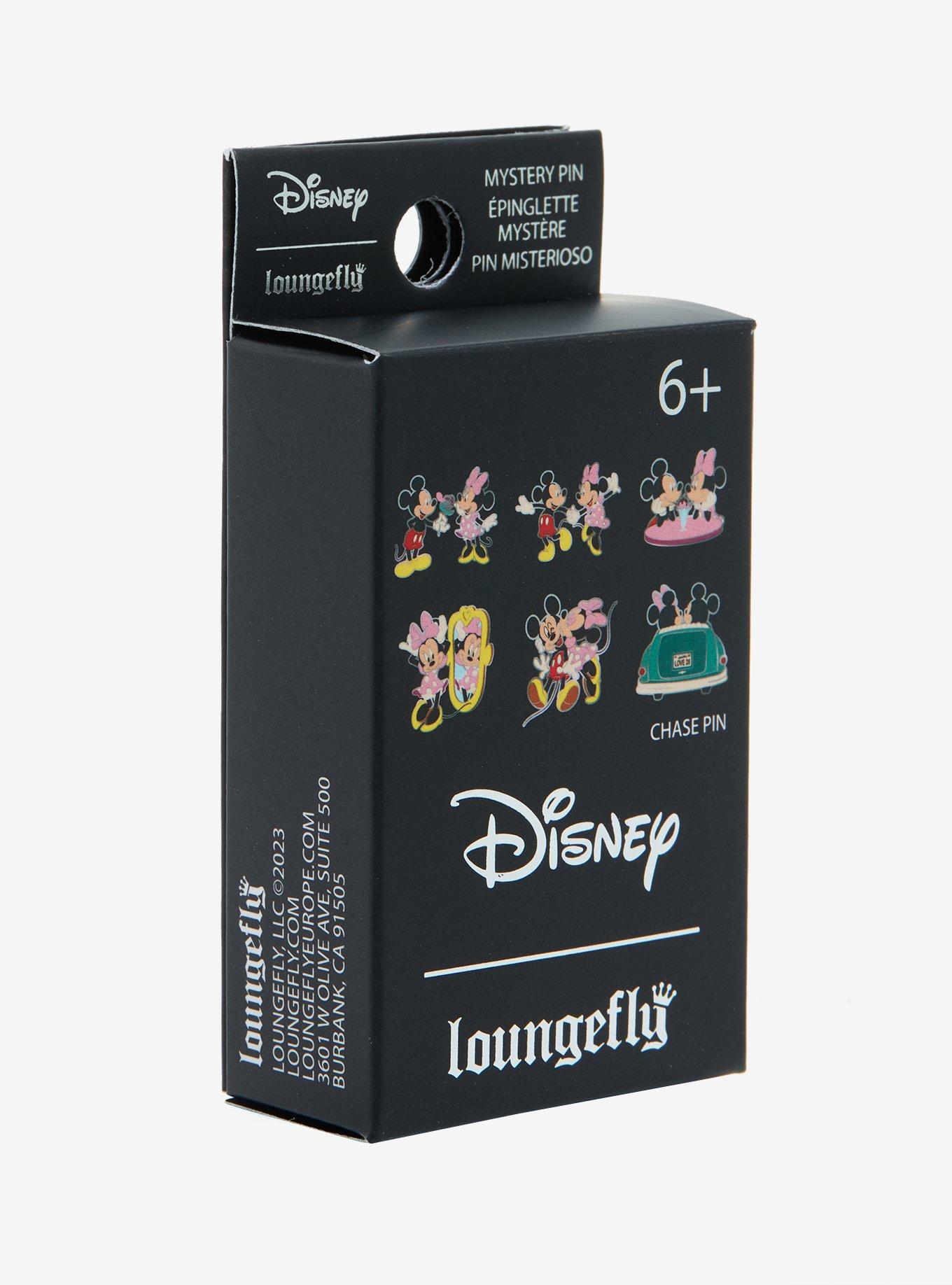 Loungefly Disney Mickey Mouse & Minnie Mouse Date Night Blind Box Enamel Pin, , hi-res