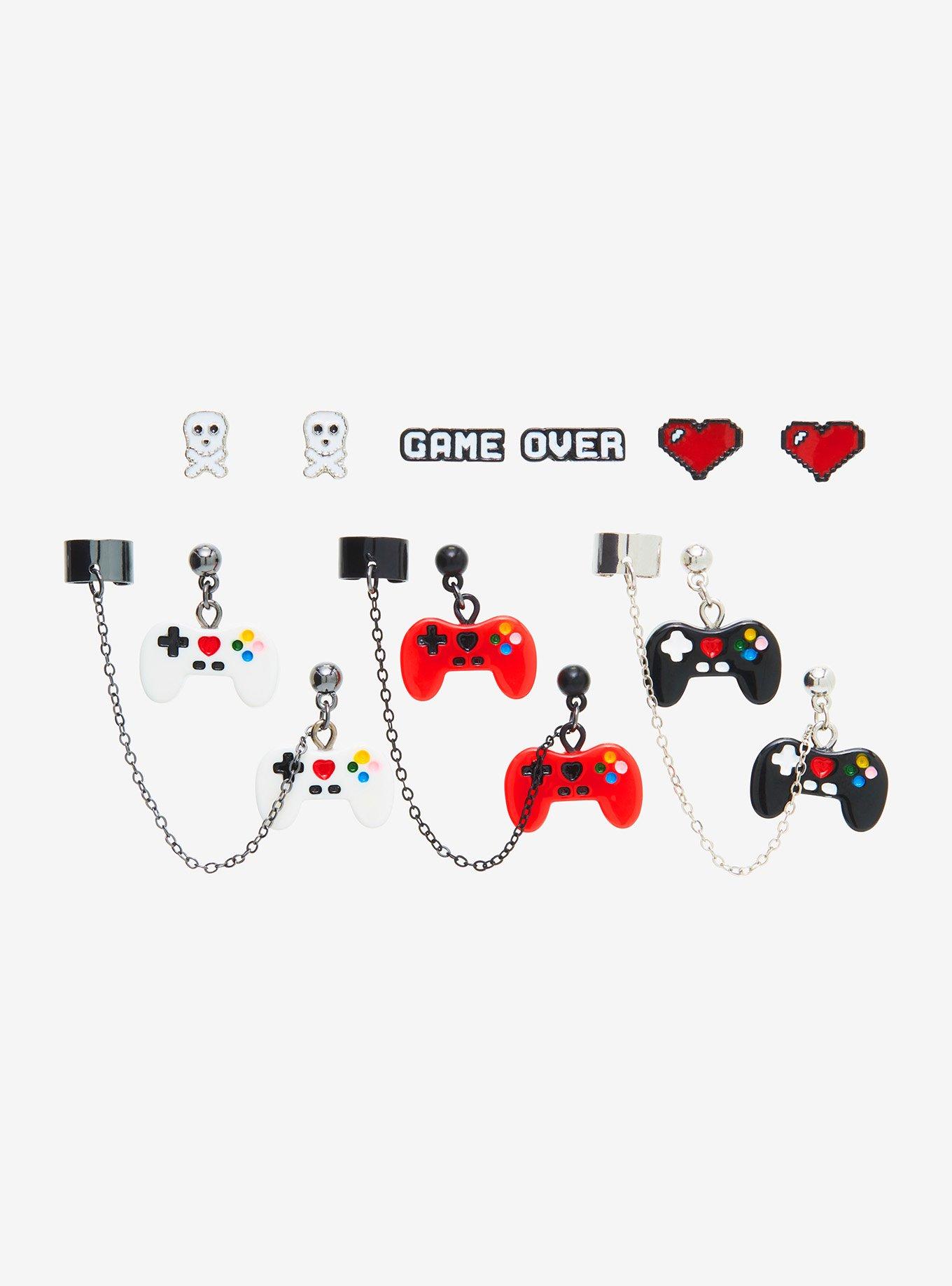 Game Controller Cuff Earring Set, , alternate