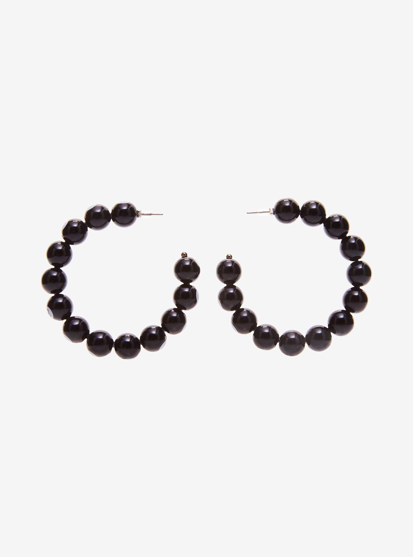 8 Balls Hoop Earrings, , alternate