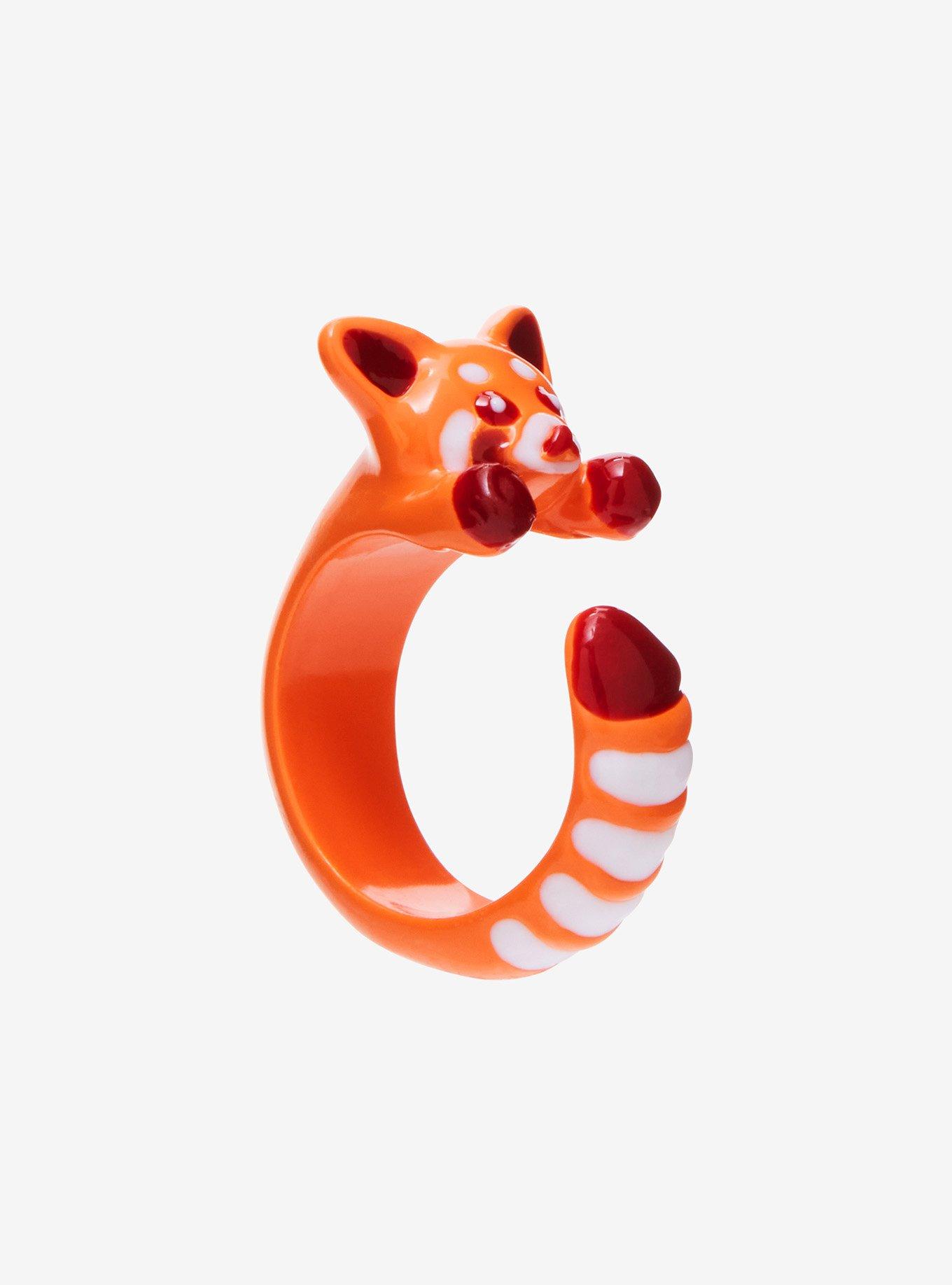 Thorn & Fable Red Panda Wrap Ring, , alternate
