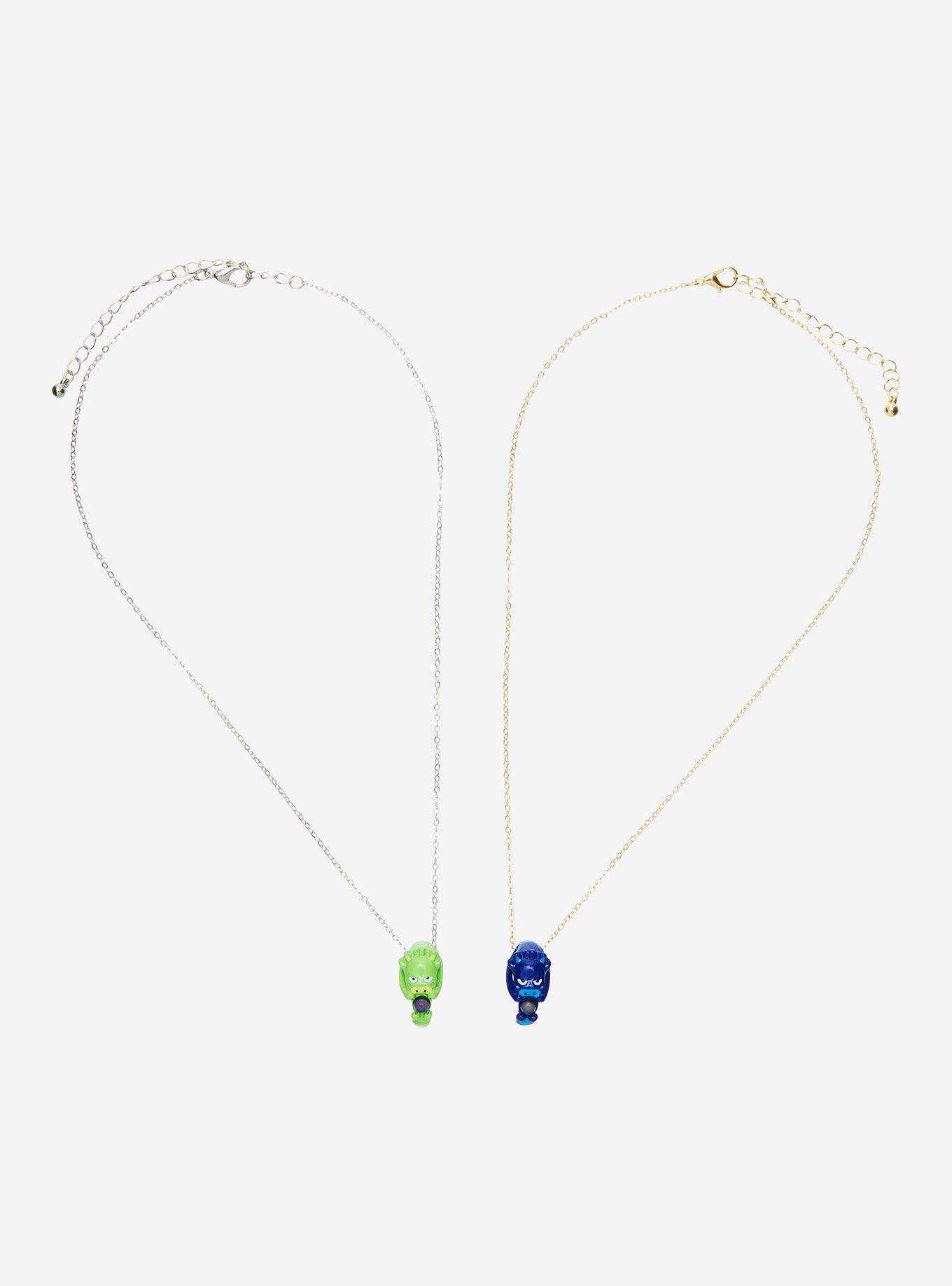 Mystical Creature Mood Ring Best Friend Necklace Set, , alternate