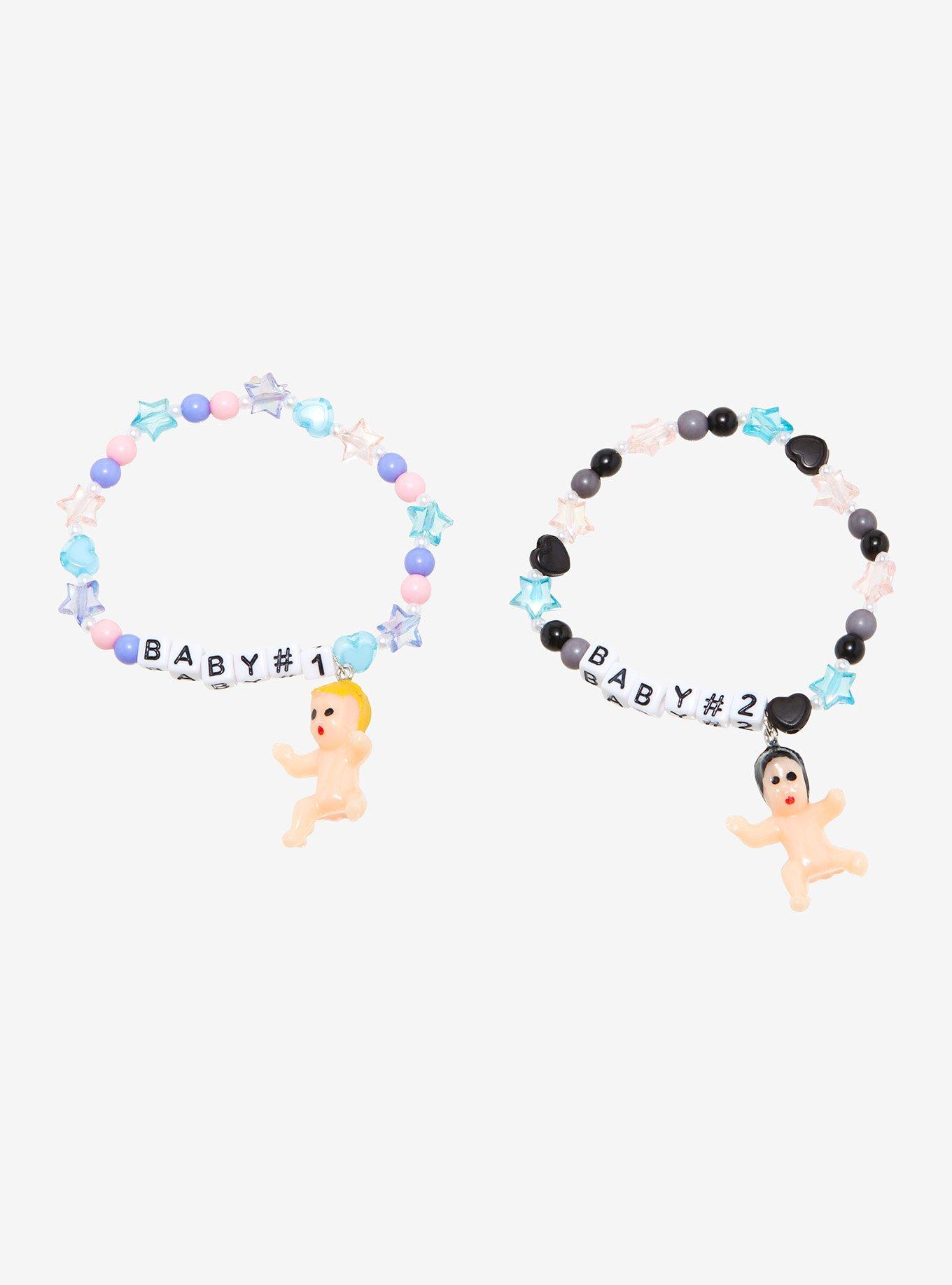 Baby 1 & 2 Best Friend Beaded Bracelet Set, , alternate