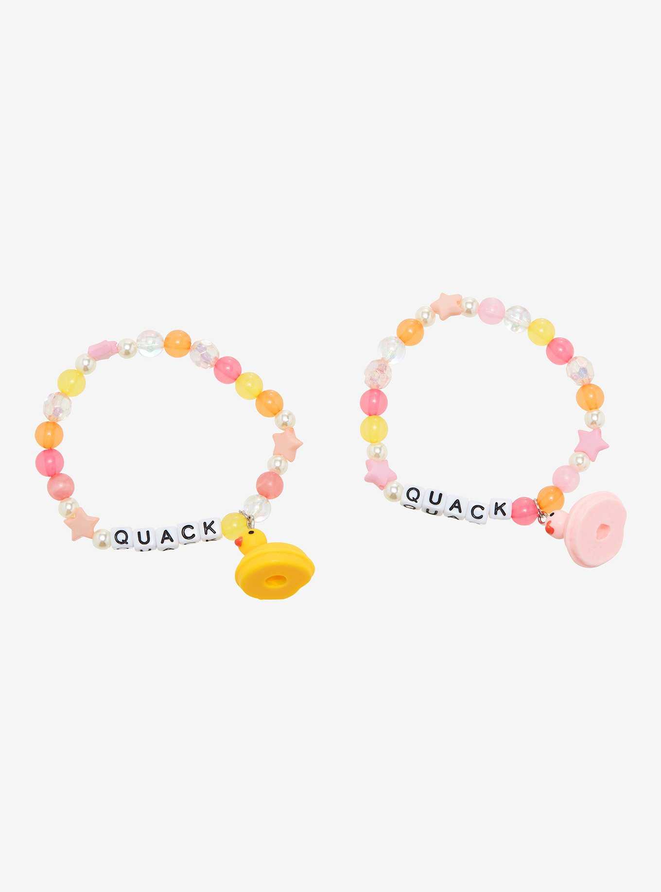 Rubber Duck Best Friend Beaded Bracelet Set, , hi-res
