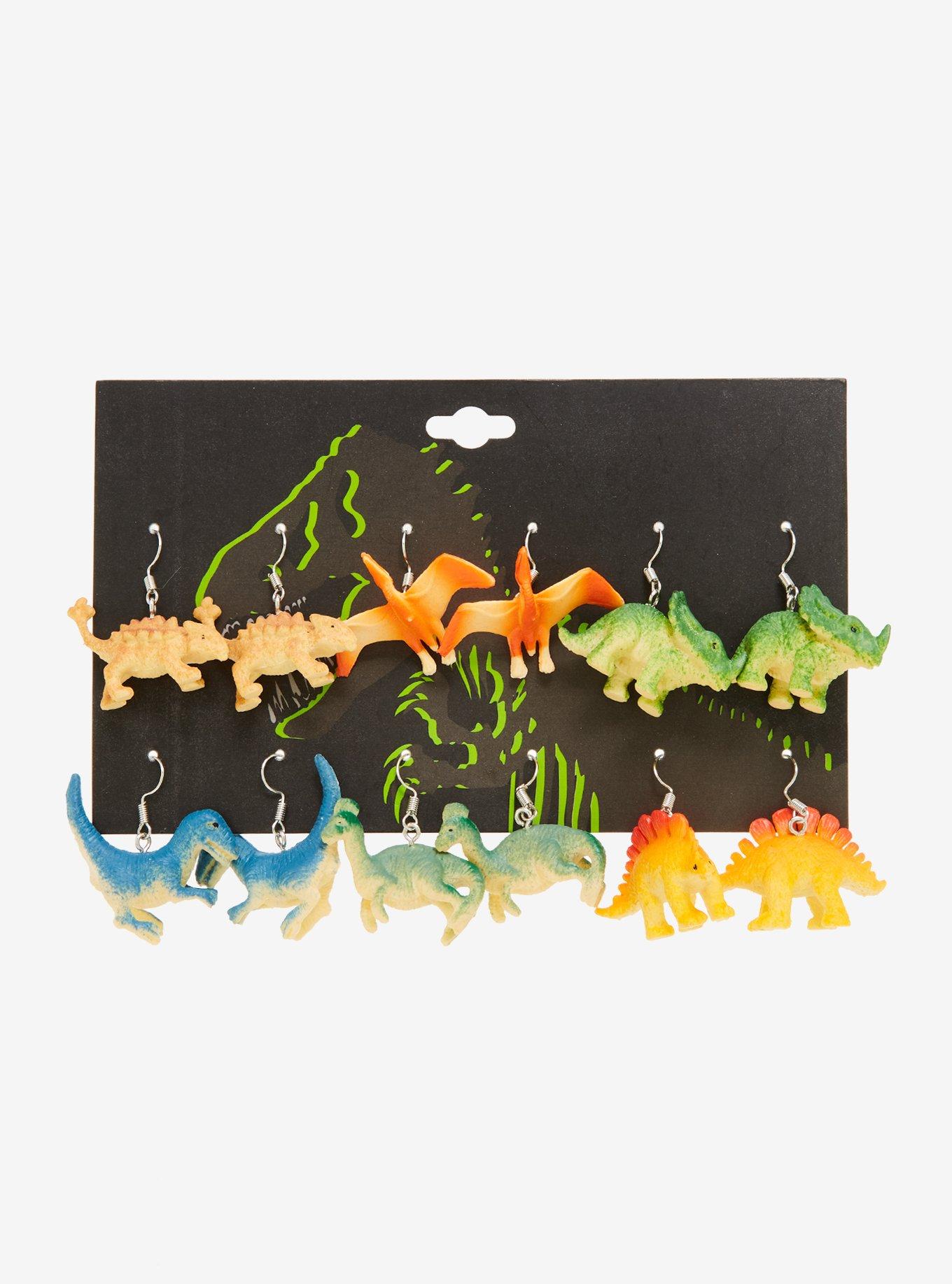 Dinosaur Drop Earring Set, , hi-res