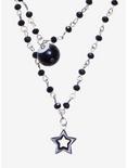8 Ball Star Bead Layered Necklace, , alternate