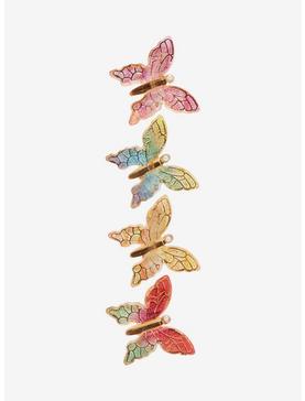 Thorn & Fable Jewel Butterfly Hair Clip Set, , hi-res