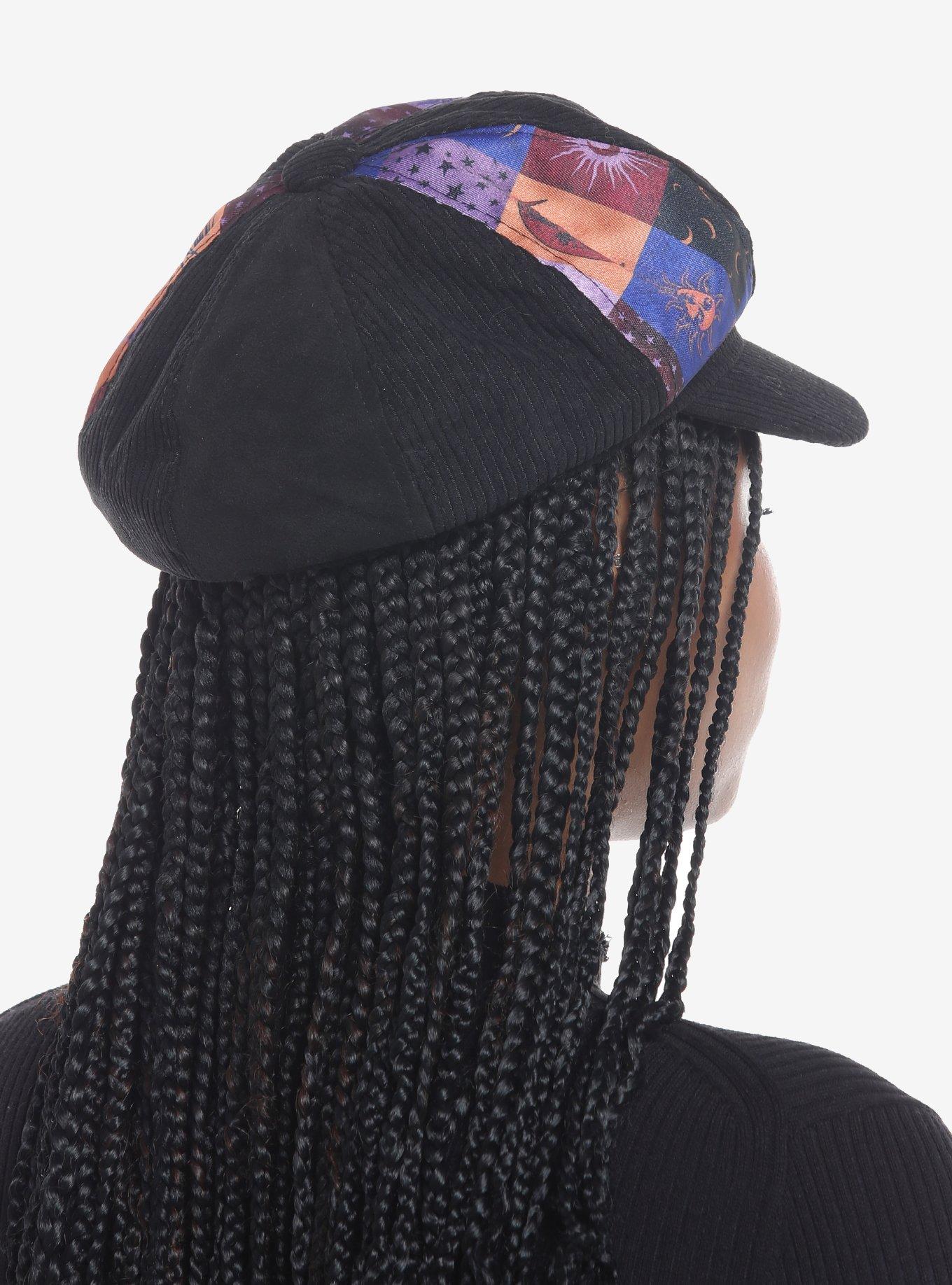 Celestial Patchwork Cabbie Hat, , alternate