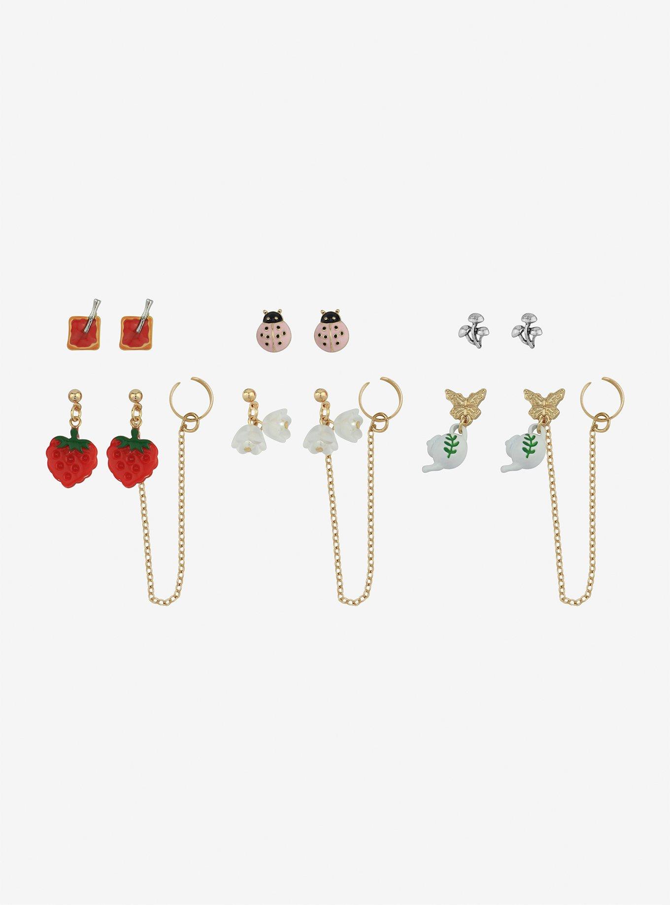 Thorn & Fable Tea Time Earring Set, , hi-res
