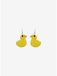 Rubber Duck Crochet Earrings, , alternate