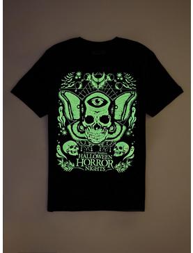 Halloween Horror Nights Death Moth Glow-In-The-Dark Boyfriend Fit Girls T-Shirt, , hi-res