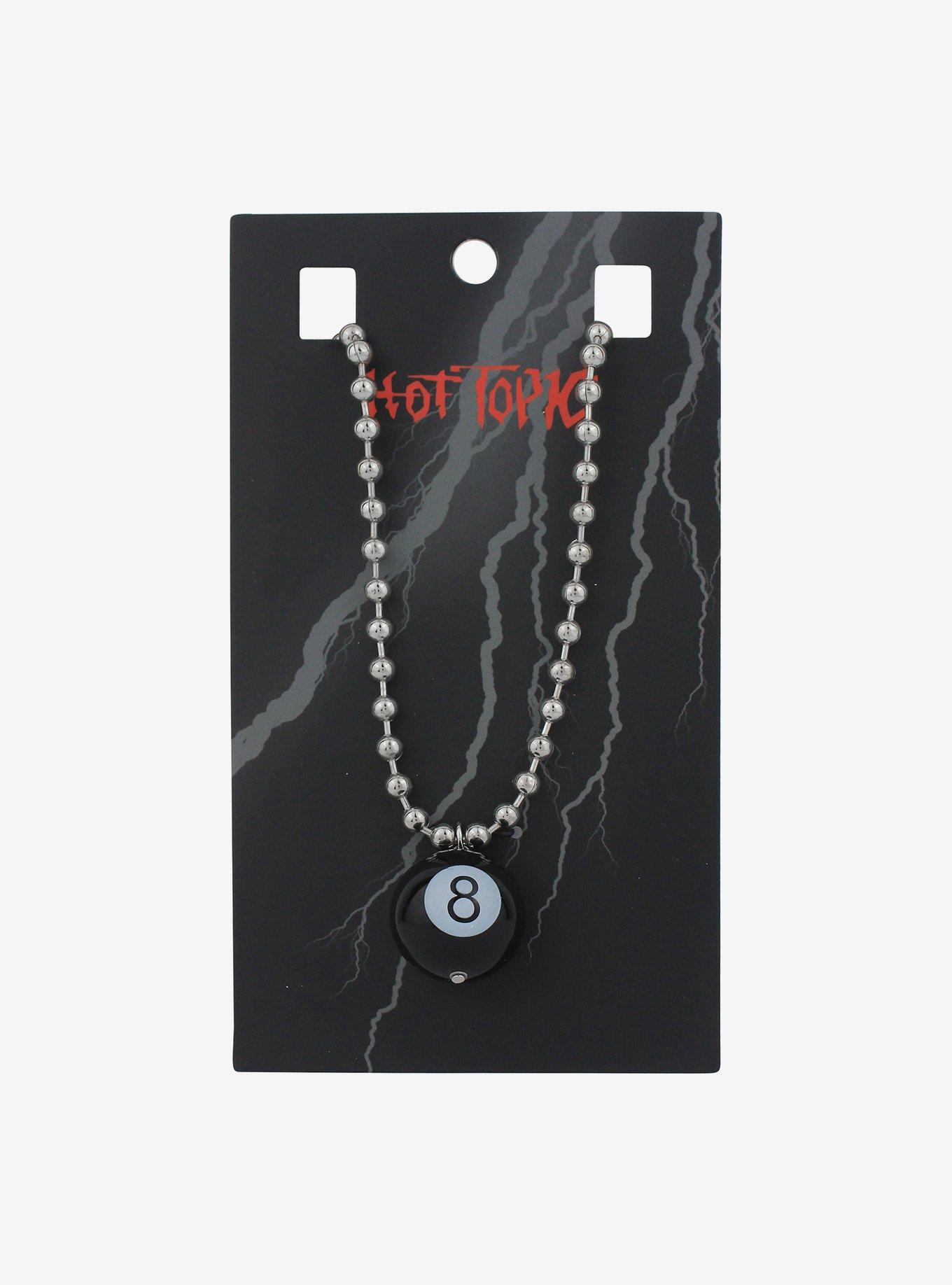 8 Ball Ball Chain Necklace, , alternate