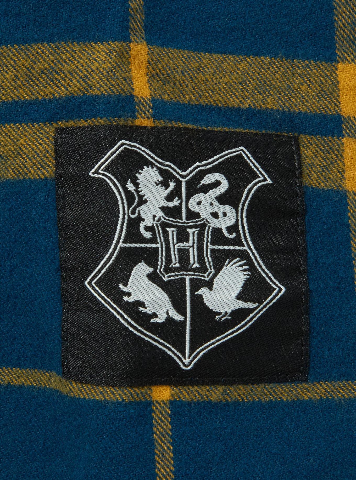 Harry Potter Ravenclaw Hooded Flannel - BoxLunch Exclusive, BLUE, alternate