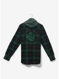 Harry Potter Slytherin Hooded Flannel - BoxLunch Exclusive, GREEN, alternate