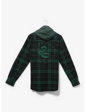 Harry Potter Slytherin Hooded Flannel - BoxLunch Exclusive, , hi-res