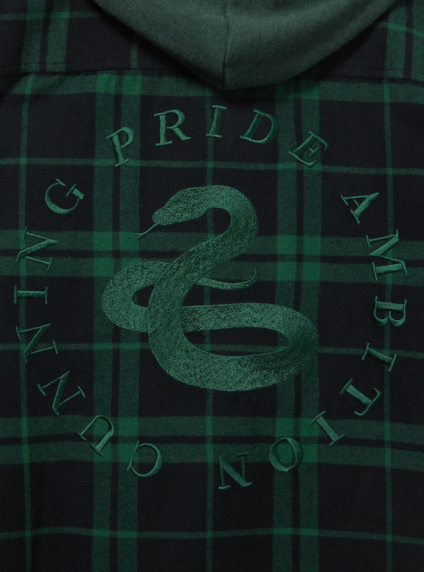 Harry Potter Slytherin Hooded Flannel - BoxLunch Exclusive