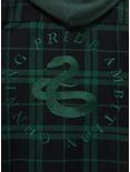 Harry Potter Slytherin Hooded Flannel - BoxLunch Exclusive, GREEN, alternate