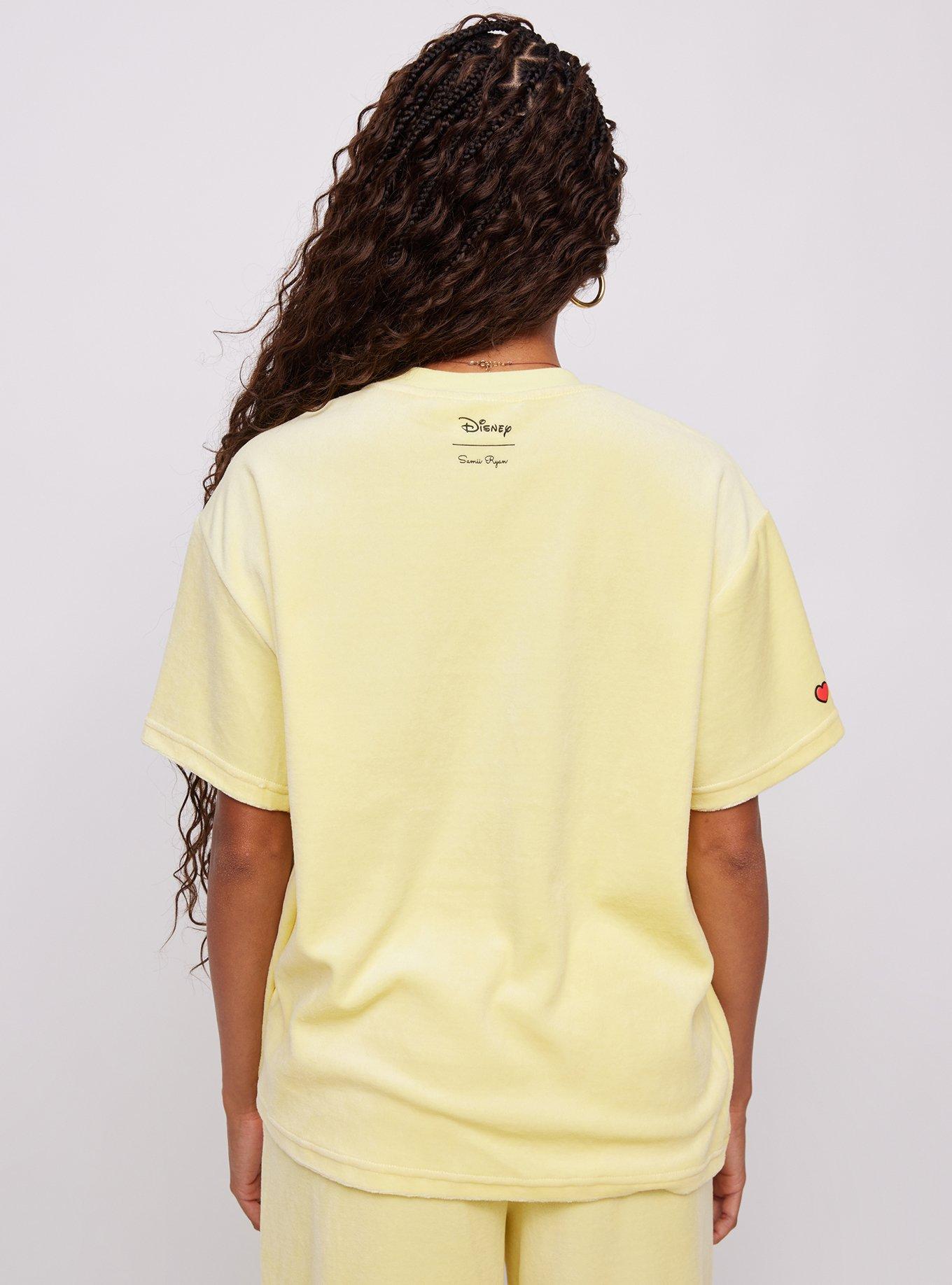 Samii Ryan Disney Mickey Mouse Oversized Velour T-Shirt, , hi-res