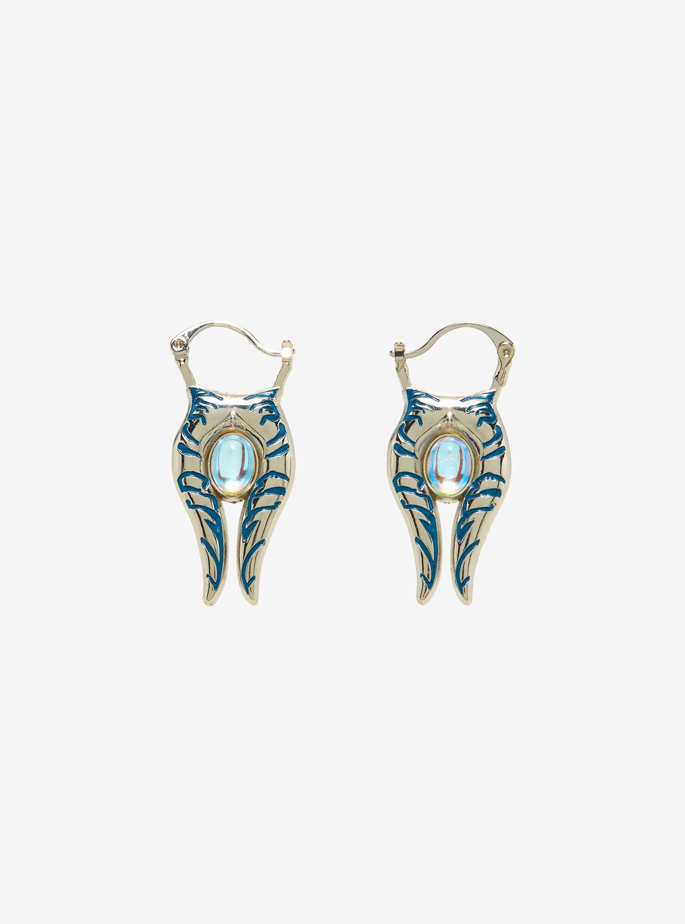 Star Wars Ahsoka Opal Drop Earrings, , alternate