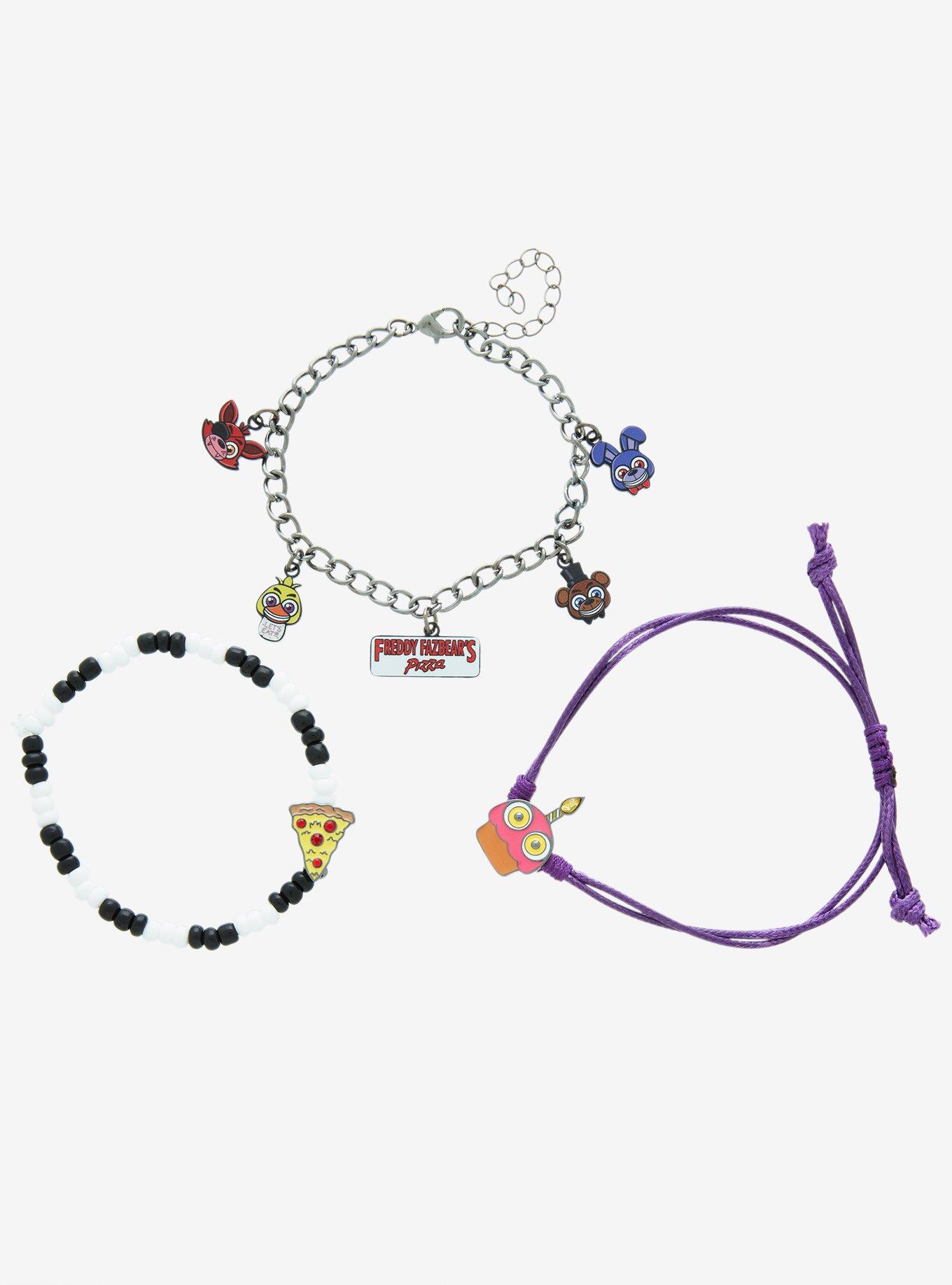 Five Nights At Freddy's Icons Bracelet Set, , alternate