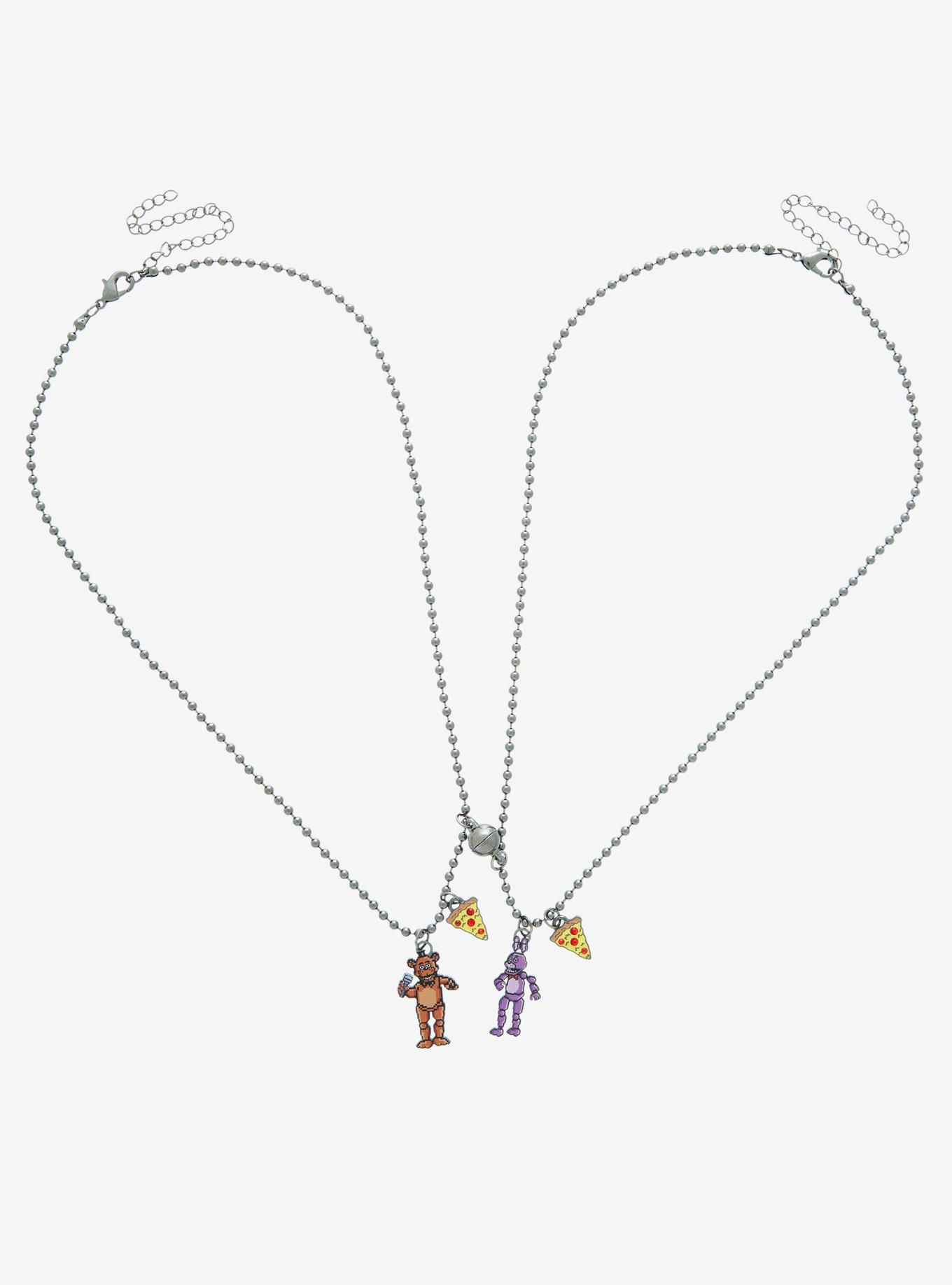 Five Nights At Freddy's Freddy & Bonnie Best Friend Necklace Set