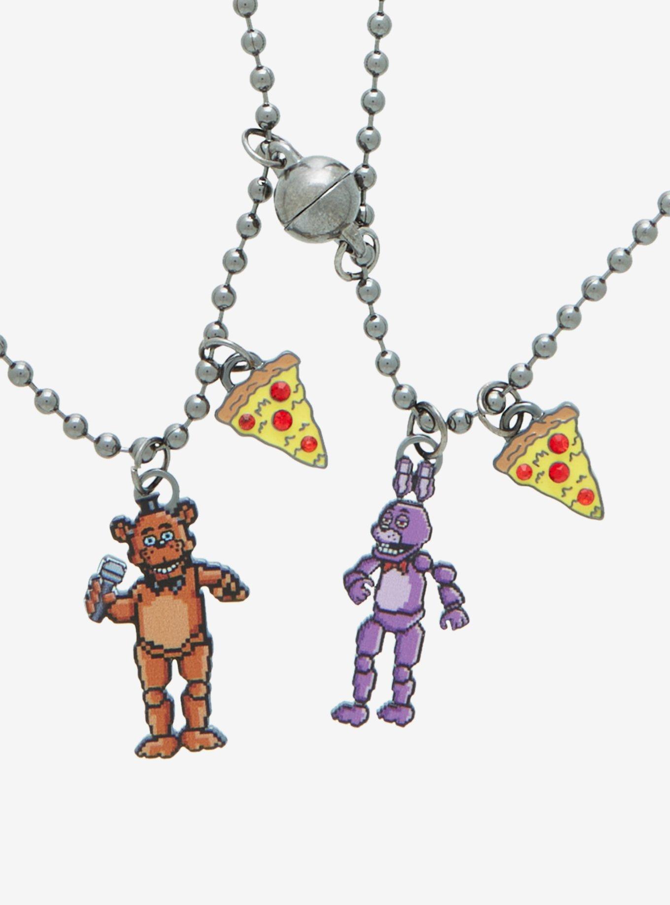 Hot Topic Five Nights At Freddy's Pizza Box Necklace