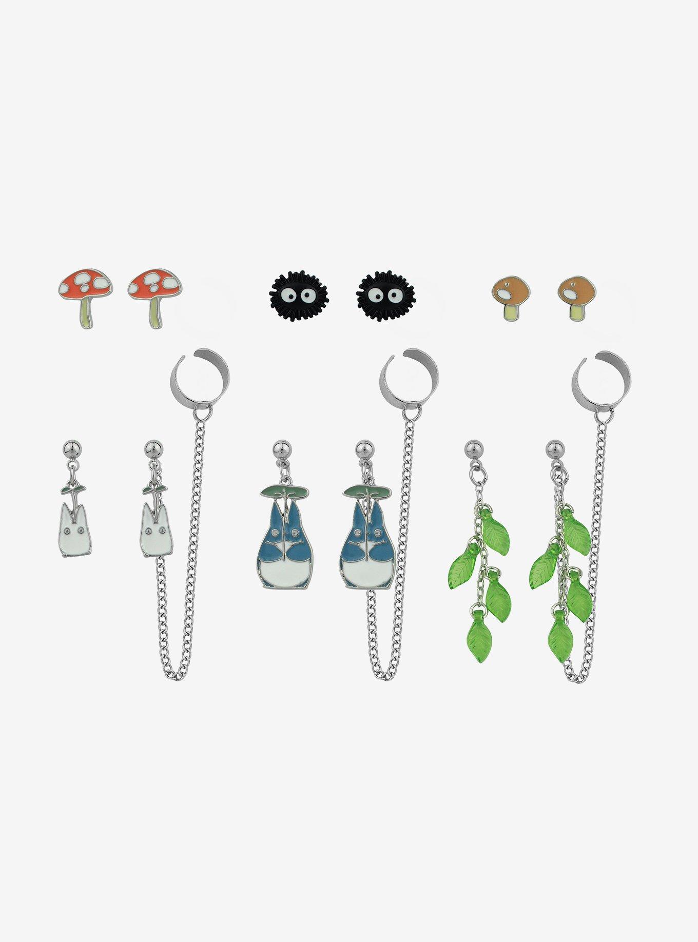 Studio Ghibli My Neighbor Totoro Forest Characters  Earring Set, , alternate