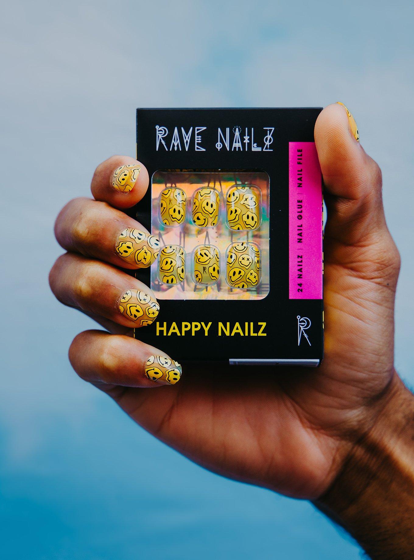 Rave Nailz Happy Nailz, , hi-res
