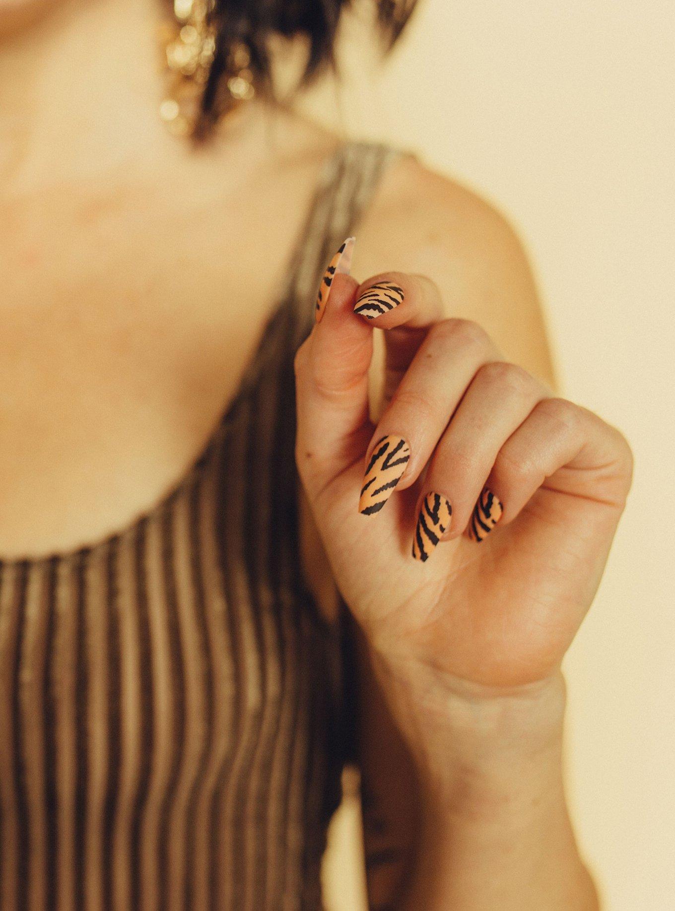 Rave Nailz Untamed Tiger Nailz, , hi-res