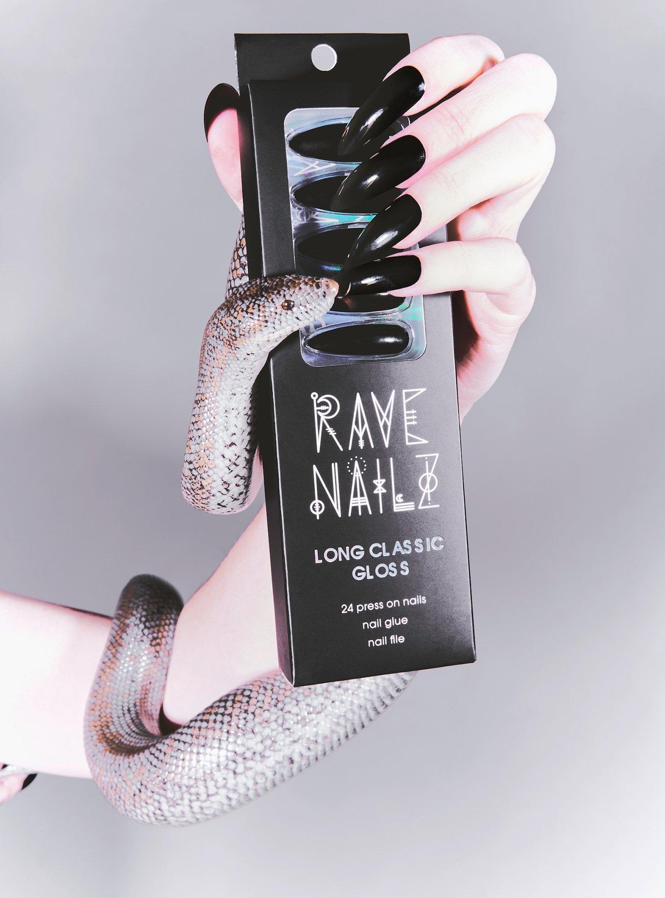 Rave Nailz Long Classic Gloss Nailz, , alternate