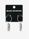 Bad Omens Logo Hoop Earrings, , alternate