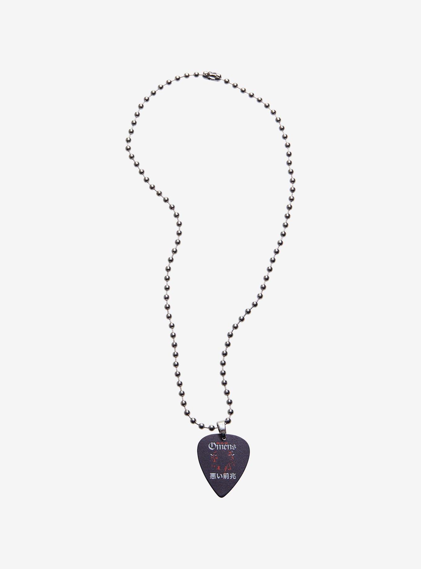 Bad Omens Guitar Pick Necklace, , alternate
