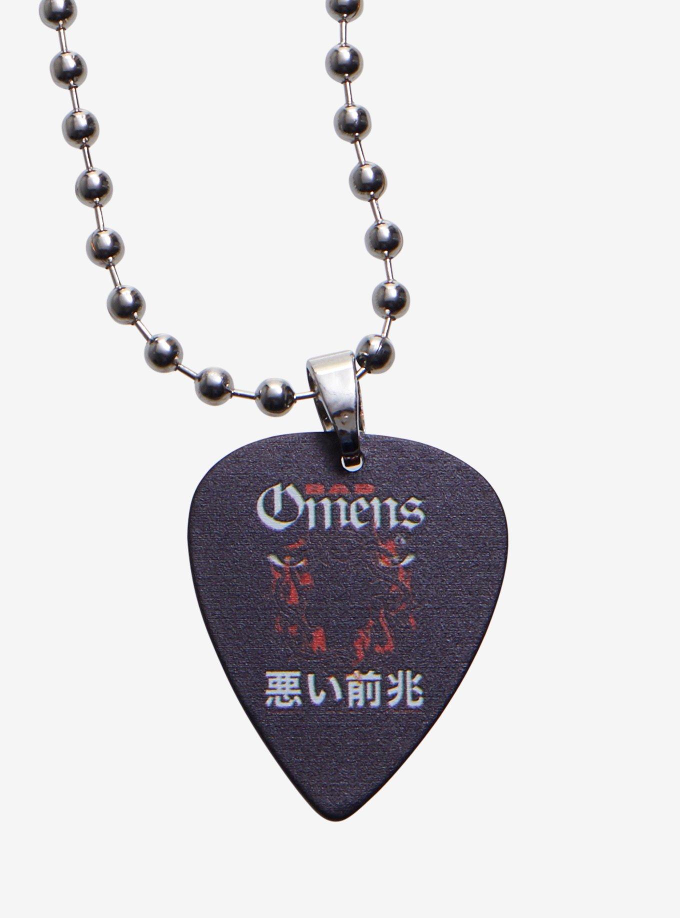 Bad Omens Guitar Pick Necklace, , alternate