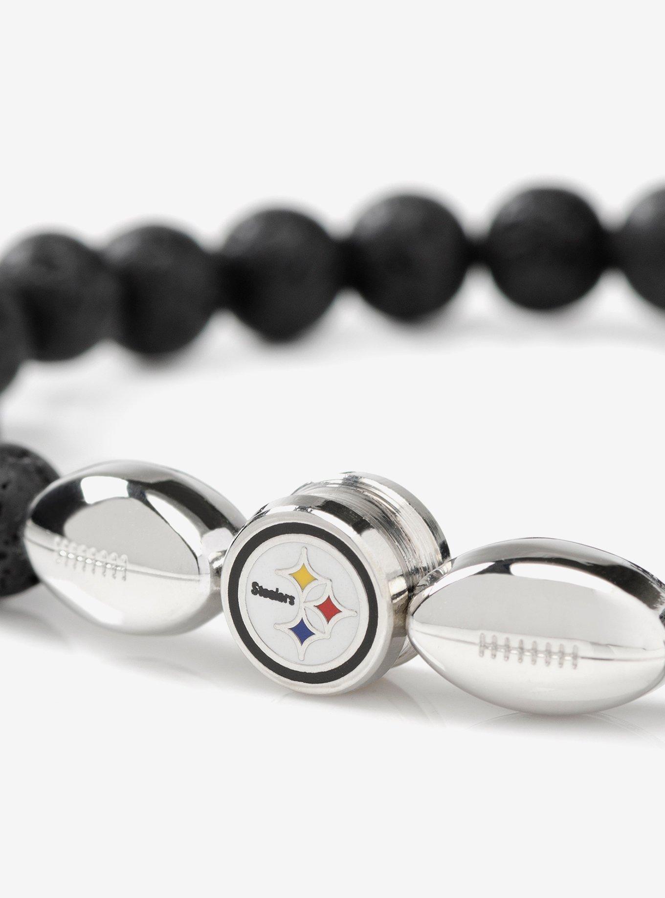 NFL Pittsburgh Steelers Beaded Bracelet, , alternate