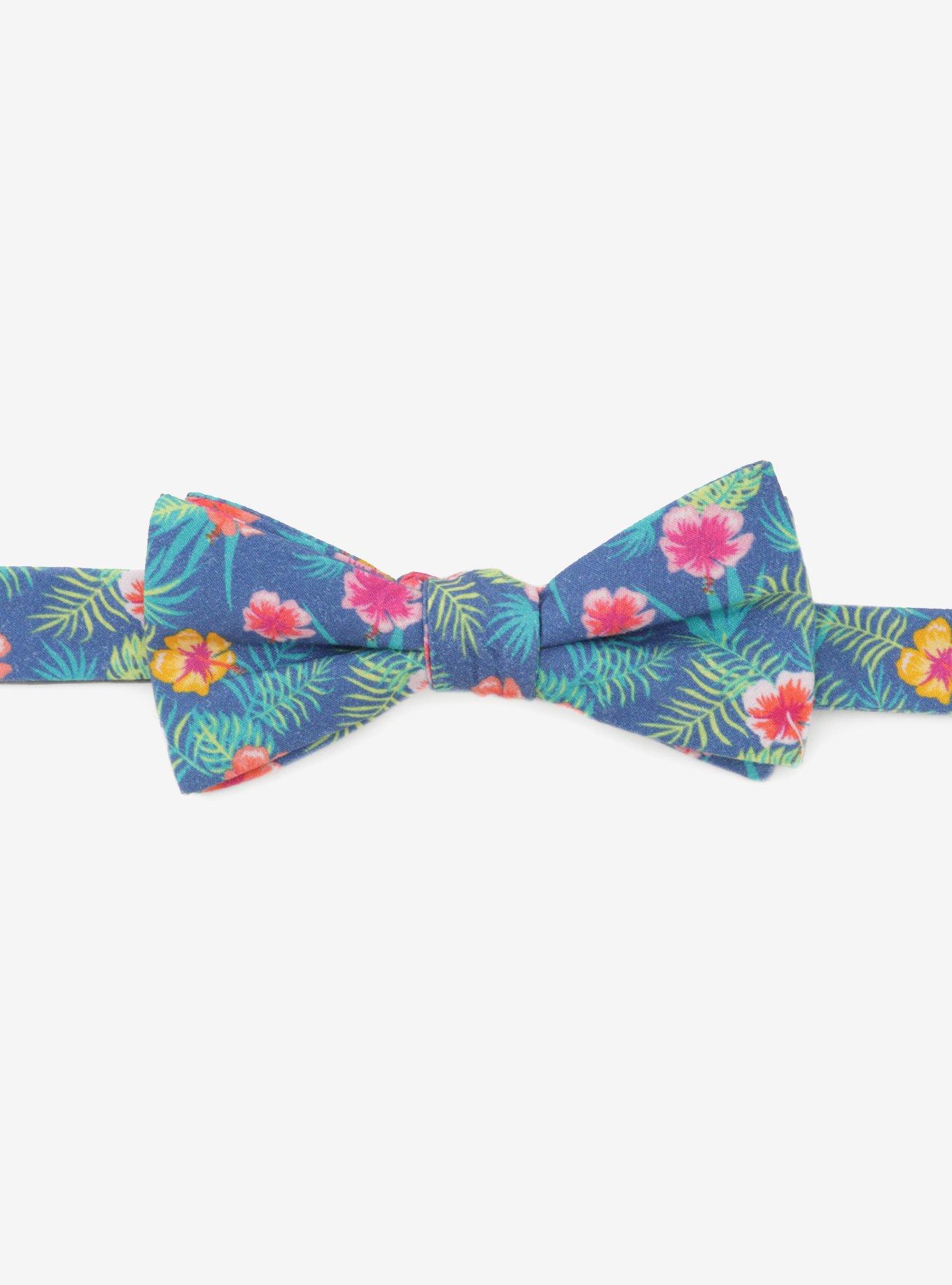 Tropical Multi Men Bow Tie, , alternate