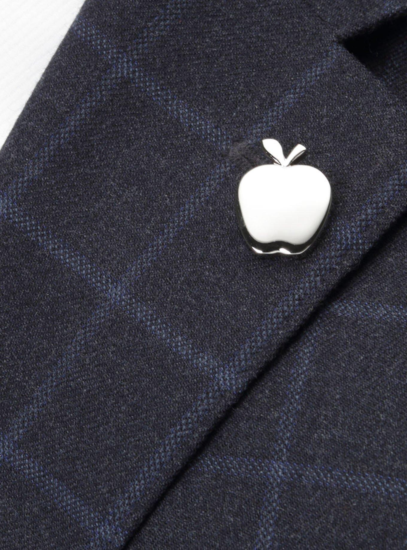 Apple Lapel Pin, , hi-res