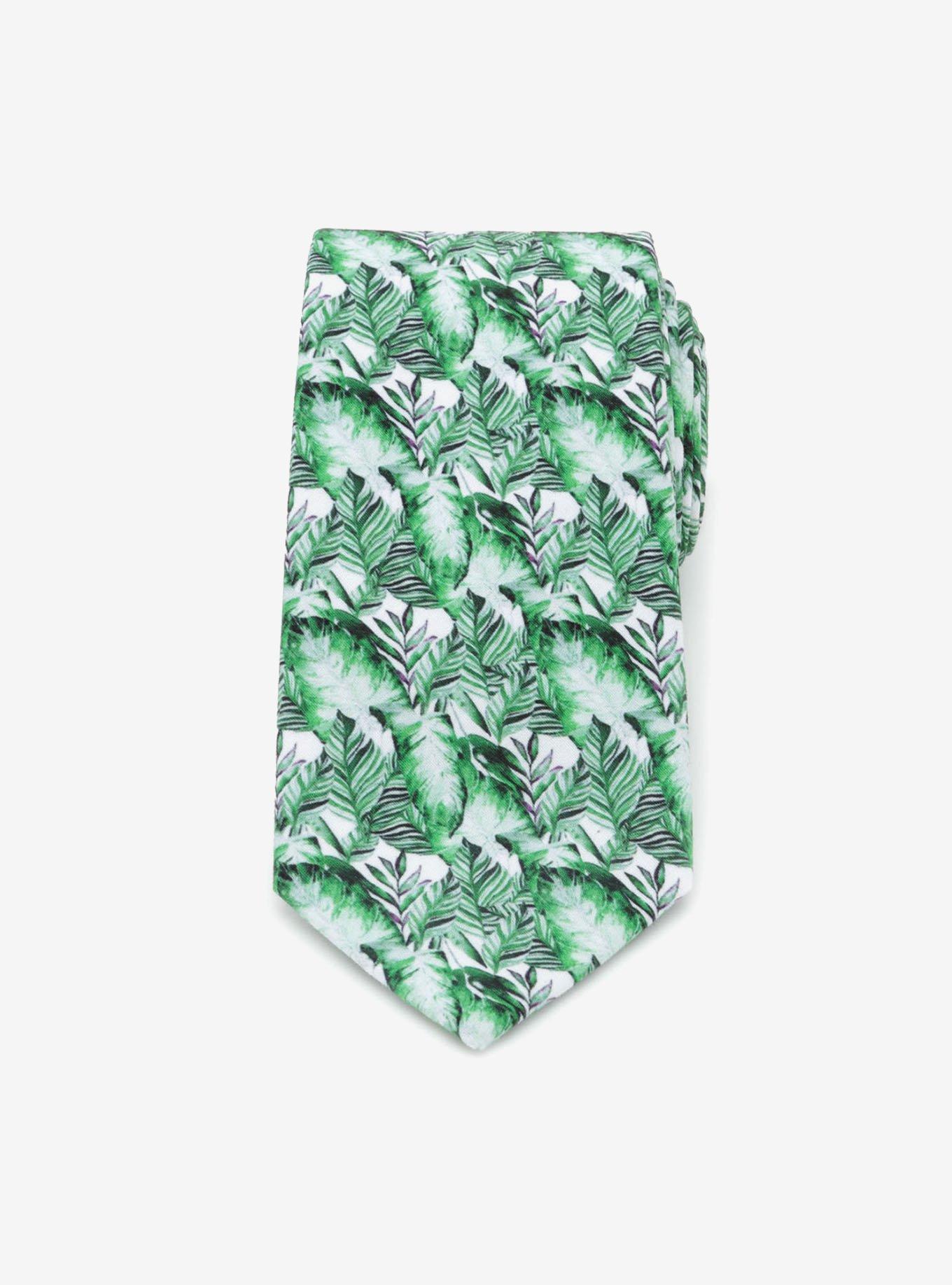 Palm Leaf Men's Tie, , alternate