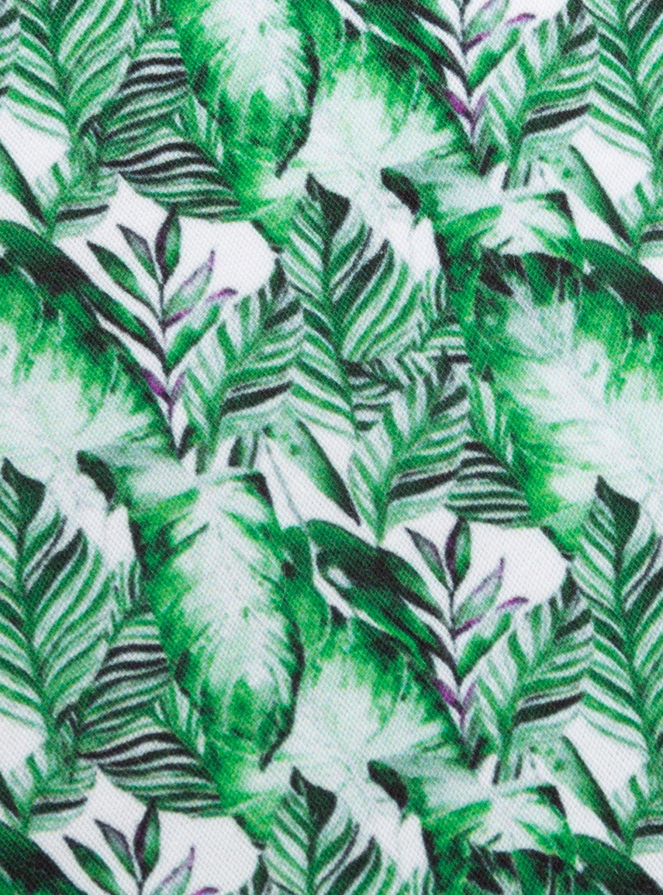 Palm Leaf Men's Tie, , alternate