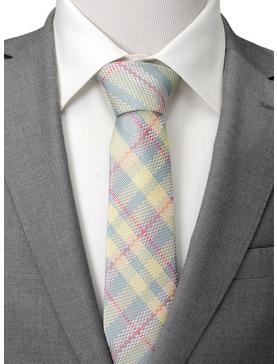 Pastel Plaid Men's Tie, , hi-res