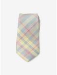 Pastel Plaid Men's Tie, , alternate