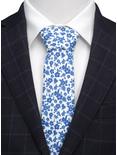 Tropical Blue Men's Tie, , alternate
