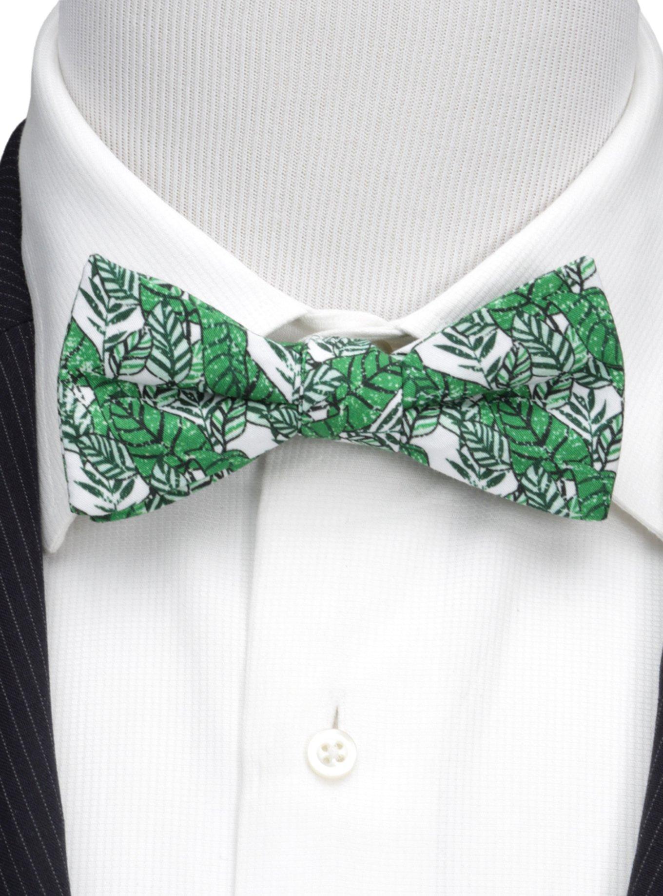 Palm Leaf Men's Bow Tie, , alternate