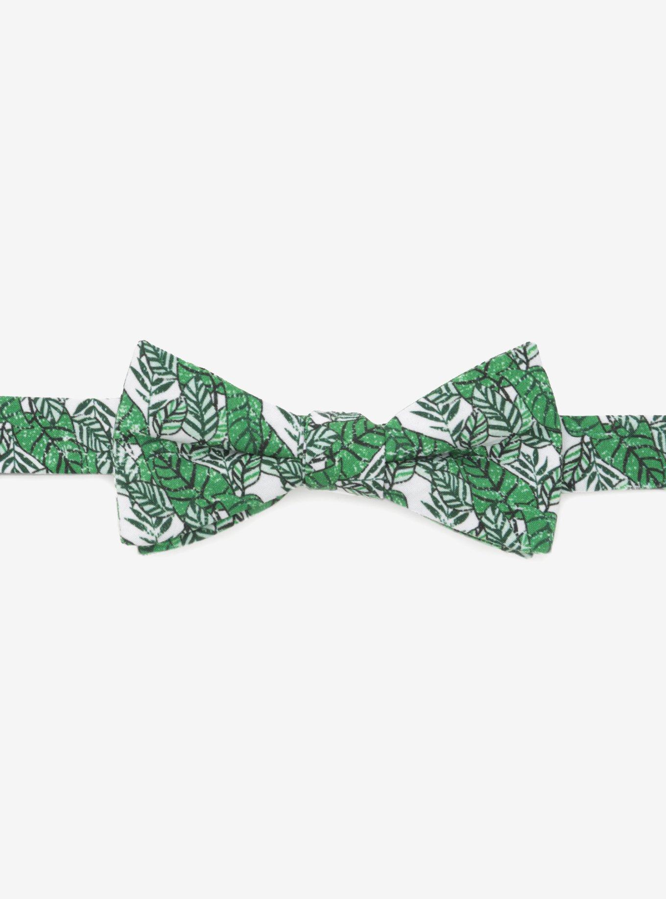 Palm Leaf Men's Bow Tie, , alternate